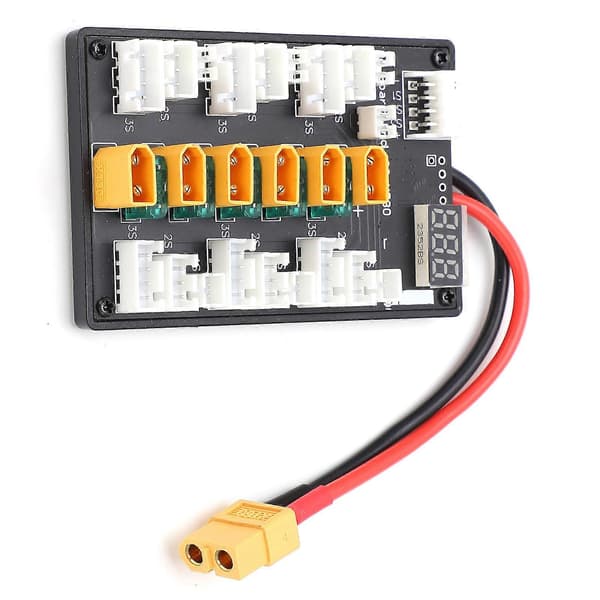 1S?3S B6 Parallell Ladebrett Silikonkabel JST-kontakt Parallell Ladeadapter