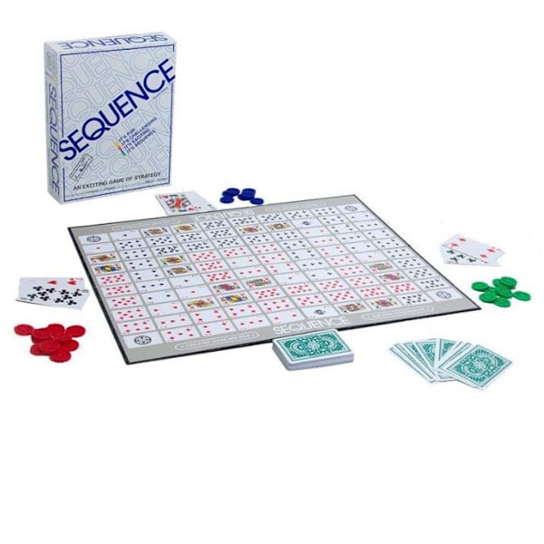Sekvens Klassisk Sekvens Labyrint Fancy Backgammon Brettspill Selskapsspill Kort-Sekvens Brettspill