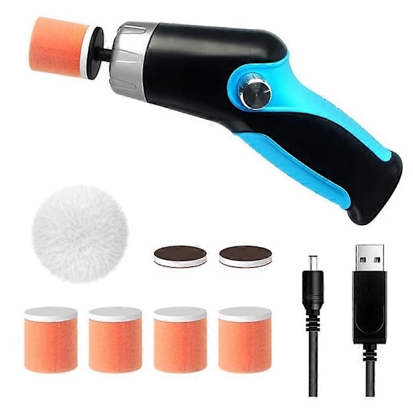 Johdoton Auton Kiillotuskone, Mini Kannettava Kiillotustyökalusarja Auton Yksityiskohtien Viimeistelyyn 12V 2000MAh Akulla