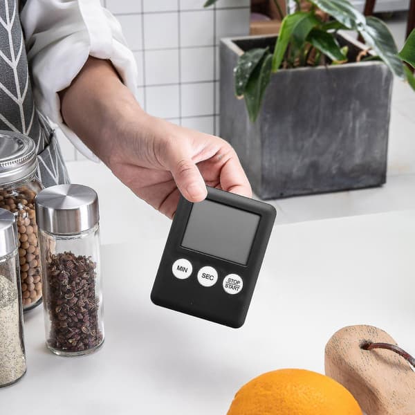 Digital Kökstimer, 4 Stycken Köksväckarklocka med Alarm Påminnelsefunktion, Timer Magnetisk Eg