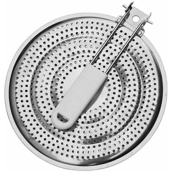 21 cm varmeudleder i rustfrit stål kun til gaskomfur