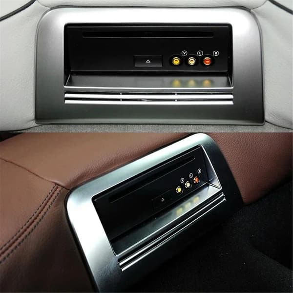 Takaistuimen CD DVD-soittimen kehys E Class W212 E200 E260 E300 2009-2015 autoihin, CD DVD-soittimen kehys Tri