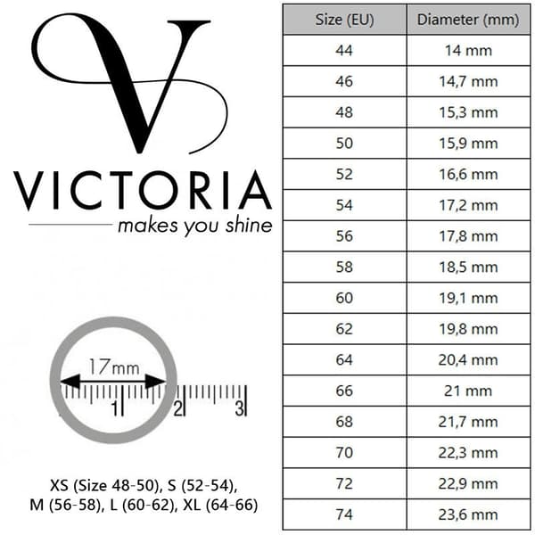 Ring i sølvfarget Victoria-design