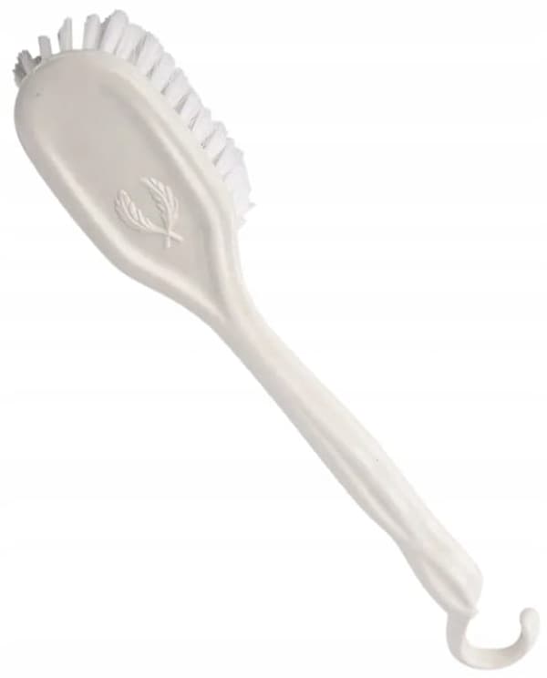Back Scrubber with Long Handle 4x40cm White Plastic