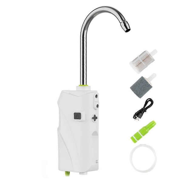 3-i-1 Utomhusfiske Syretillförsel Luftpump USB Intelligent Sensor Vatten Syrepump Bärbar Smart