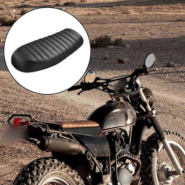 Slitesterkt motorsykkelsete, flatt Brat-sete, sal for Cafe Racer Universal
