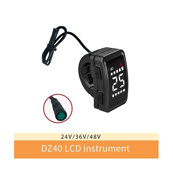 E-cykeldisplay DZ40 Skärmdisplay för Mittmotor BBS01 02 HD Elcykeldelar