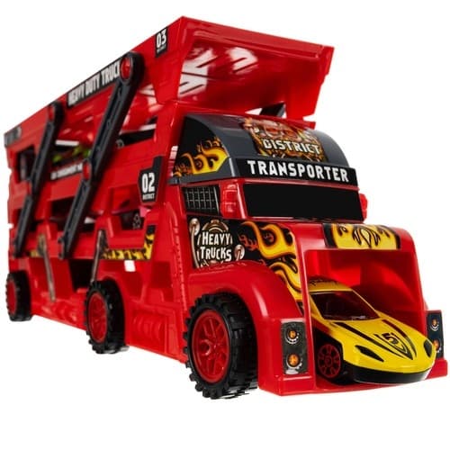 Leketøybiler med Transporter - 7 deler