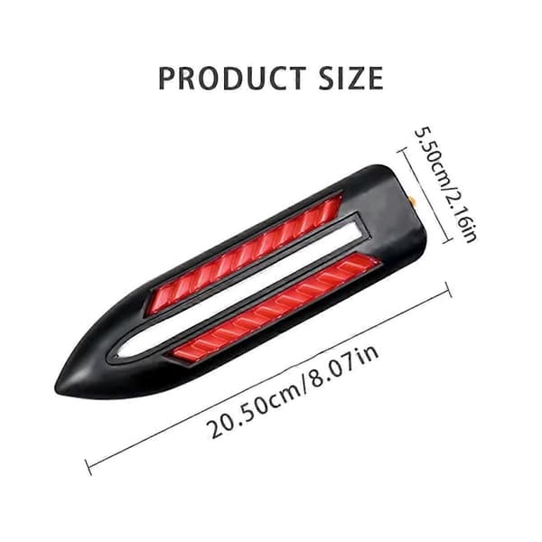 1 Par Styringslys Sidelampe DC12V Bladform Auto Bil LED Sidelys Markør Blinklys Tilbehør