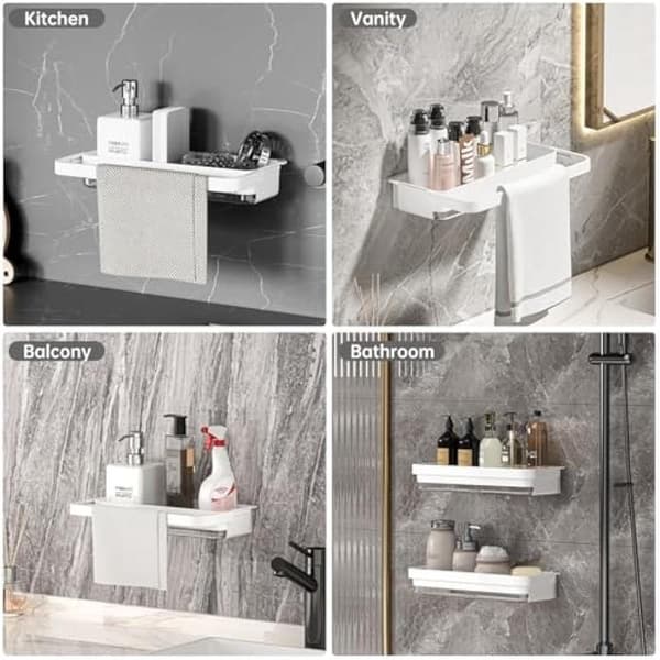 Sink Organizer - Hanging Without Drilling - Sponge Holder - Sink - Dishcloth Rack - Transparent