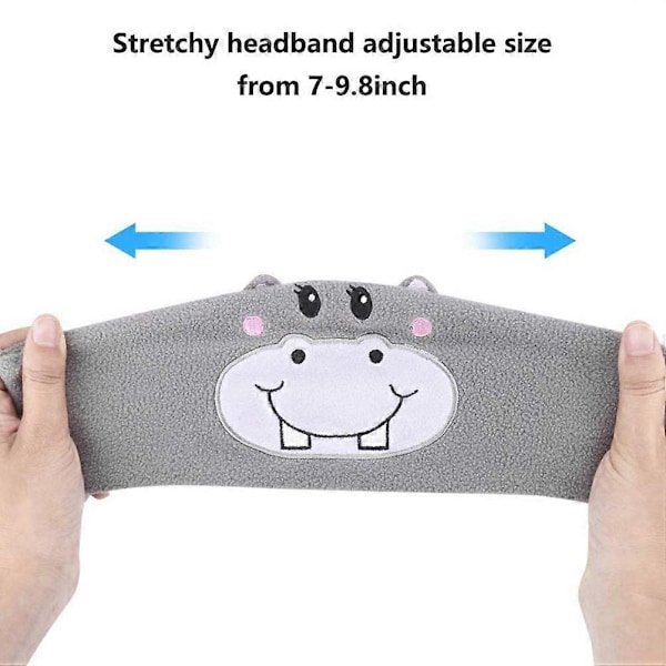 Bluetooth V5.0 Pannband för Barn, Bluetooth Sömnmask med Mjuka Högtalare och Mikrofon