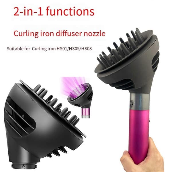 Bølge- og Krølle Diffuser til HS01 HS05 HS08 To Luftstrøms Dome eller Diffuse Tilstande Hår Diffuser Tilbehør