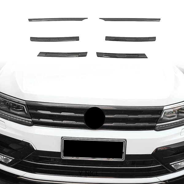 For Mk2 2016-2021 Karbonfiber Frontfanger Mesh Grill Grill List Deksel
