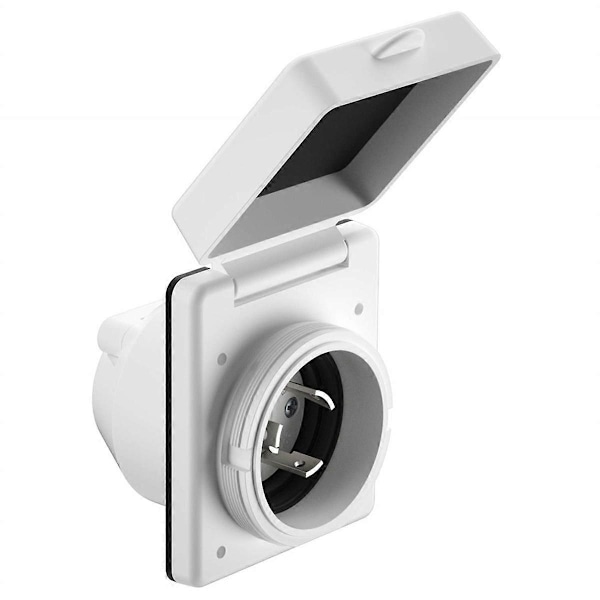 30A RV-pistoke, kierrelukittava sisääntulo, maasähköpistoke 125V/250V RV-virtapistoke veneille ja muille