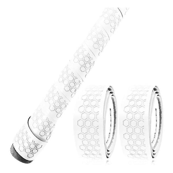 2 stk golfgrep - Håndlaget standard golfgrep puttergrep - Hvit