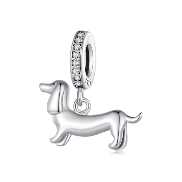 925 Sterling Silver Söt Tax Charm Berlock, för Halsband, Armband eller Armband Smycken Gör Berlocker
