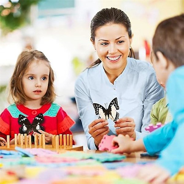 12 stk Ægte Sommerfugleprøver - Udstoppede Sommerfugle DIY Kreativ Produktion, til Indrammede Sommerfugle S
