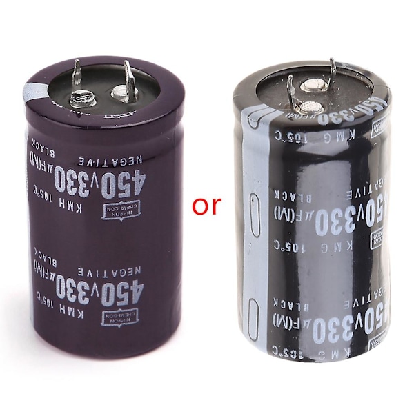 Elektrisk svetsare 450v 330uf aluminium elektrolytkondensator volym 30x50 hård fot