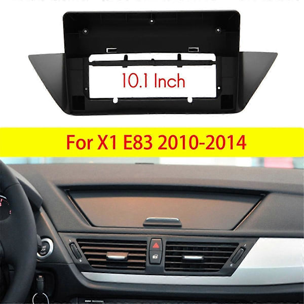 Bilradio Fascia Ram för X1 E84 2009-2015 10 Tums Stereo Panelmonteringskit
