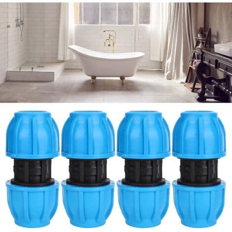 St PE-plast 25 mm till 25 mm rak vattenrörskoppling PPR PE PVC-röranslutningskoppling
