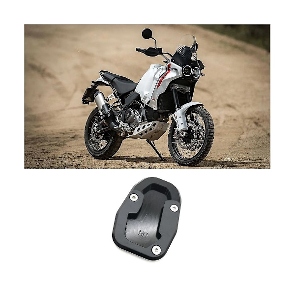 Motorcykel Sidostöd Förstorare Stödbensplatta CNC Aluminium Tillbehör för DESERT X 20