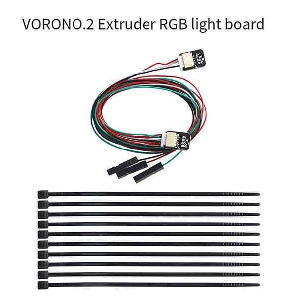 Til VORON 0.2 Dyse Mini Stealthburner LED Lyspanel 5V Hotend Lampe til Voron 0.2 Mini Stealthburner Ekstruder