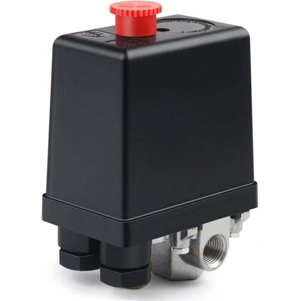 220V lufttryksregulator, 4-hullers luftkompressorventil, luftkompressorkontakt til hurtig trykreduktion