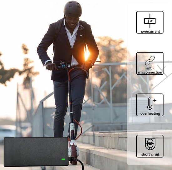 42V 2A opladerkabel til el-løbehjul, batterioplader, egnet til Xiaomi-løbehjul og hoverboards