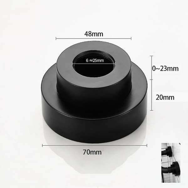 2-pack duschfästset utrustning vattenrör koppar dekorativt lock badrum kran tillbehör Ele