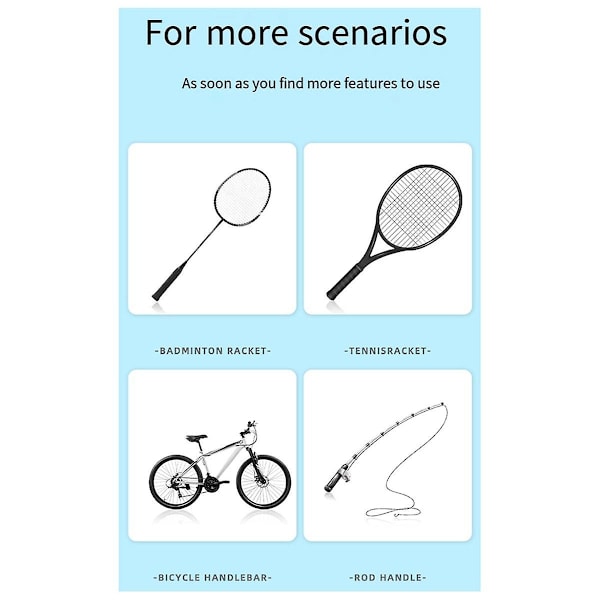 Grönt Badmintonracketgrepp med Tennisracket Halksäkra Slitstarka Handskar Fiske Spö Halksäker Grepp