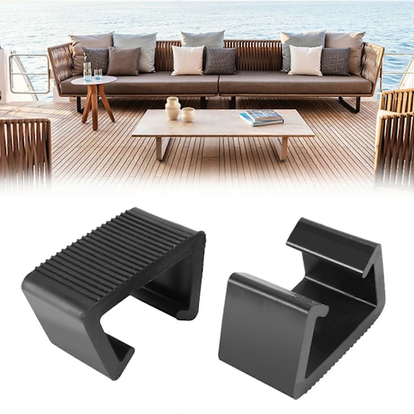 10 stk. Udendørs Have Rattan Vikle Møbler Justering Fastgørelse Sofa Klips Connector Velegnet til Ra