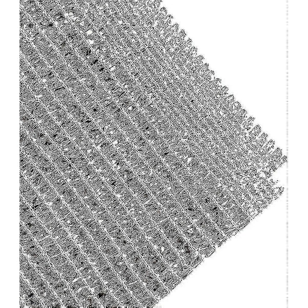 Aluminet Skyggenet Reflekterende Aluminet Solskjermingsnett UV-bestandig Netting med Maljer For Blomster Planter Terrasse Hage Sølv 3x3m, hagearbeidstilbehør