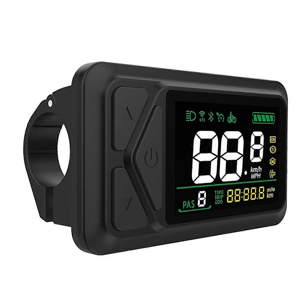 E-cykel Display 36V 48V 60V E-03N LCD Display 5 Pin Elektrisk Scooter Smart LCD Farveskærm Meter wit