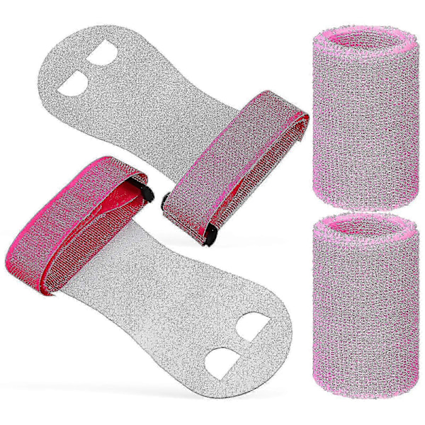 4 st Gymnastikgrepp och handledsband Stånggrepp Handflateskydd och handledsstödsband för barns träning Happy H