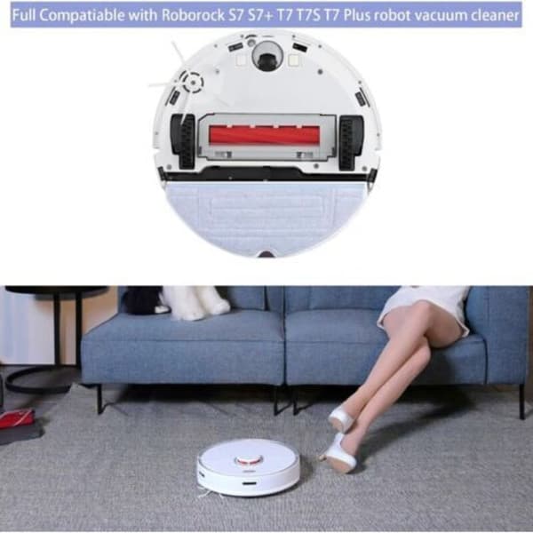 4-pack rengöringsdukar för Roborock S7 / T7s / T7s plus robotdammsugare