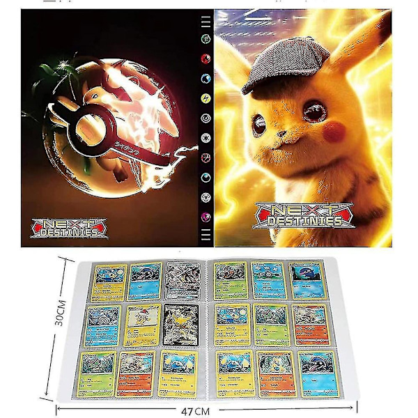 9 Fack 432 Kort Anime Pikachu Album Bok Favoriteplay Spel Karta Bindemapp Mapp