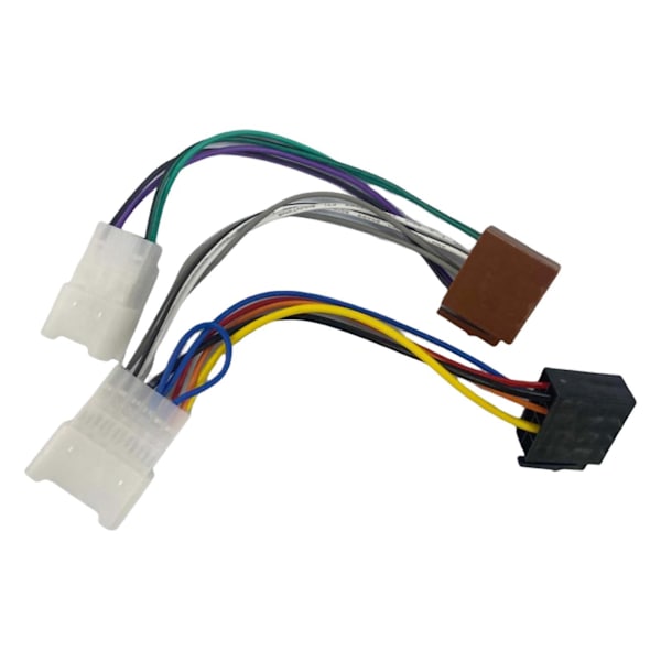 För Toyota Yaris Iso Stereo Head Unit Harness Adaptor Wiring Loom Lead Cable