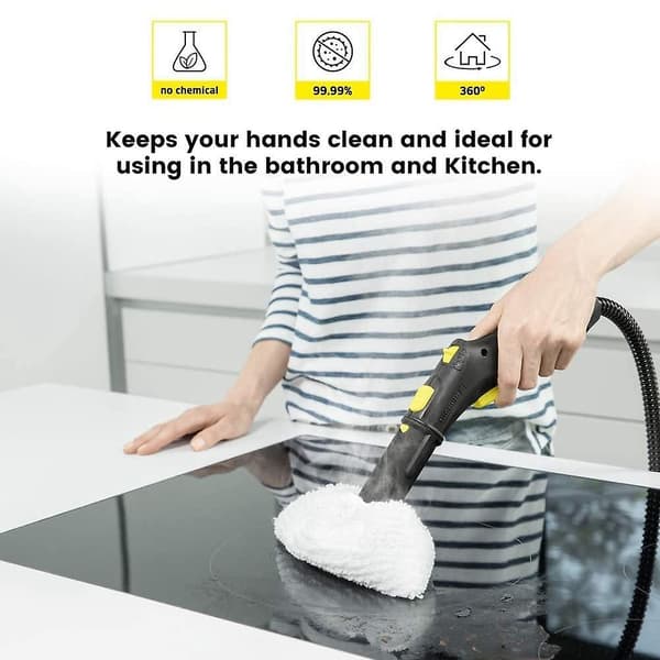Vaskbar Klud (4 Til Gulvdyser + 4 Til Hånddyser) Til Karcher Easyfix Sc2,sc3,sc4,sc5 Damp