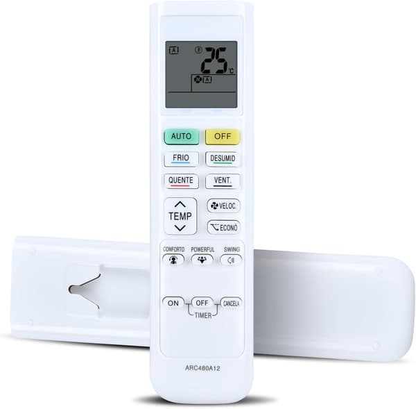 Korvaava kaukosäädin Daikin-ilmastointilaitteisiin ARC480A11, ARC480A12, ARC480A13, ARC480A9, ARC480A49, ARC480A53, ARC480A55 ja ARC480A.