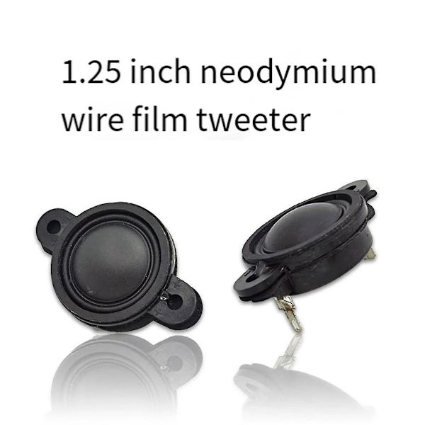 2 STK 125 Tommer Mini Diskant 15W 4ohm Neodym Silke Film Diskant Højttalere til DIY Bil Modificeret Diskant Bogreol Højttaler