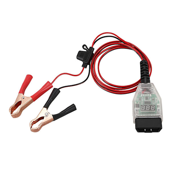 5a Bil Dator Minne Saver Obd2 Batteri Ersättning Verktyg Expansionskabel Klämma Digital Display Re