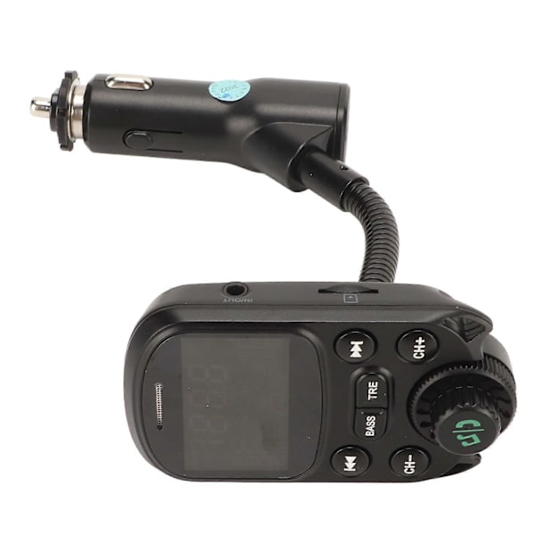 Bluetooth FM Transmitter Trådløs Radio Adapter Biloplader Mp3 Afspiller Understøtter PD30W QC18W Hurtig Opladning