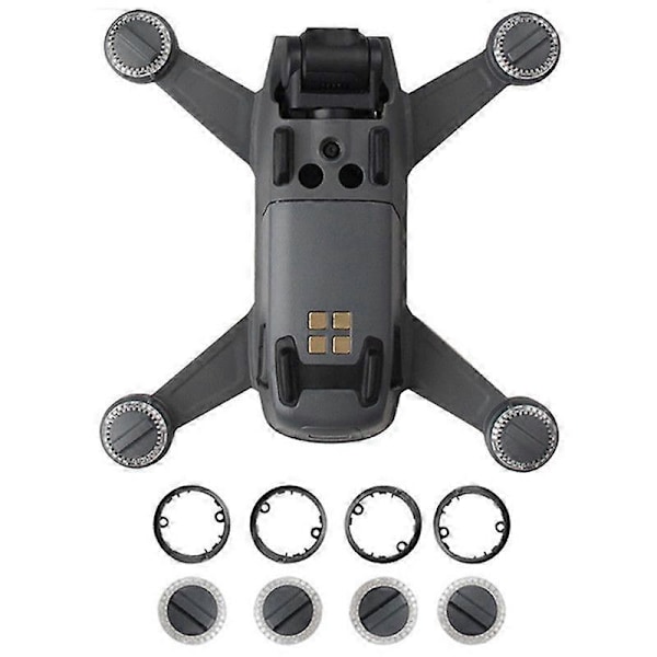DJI Spark -osalle - LED-varjostinvalot Lampunsuojus ja lampunsuojuslevy/pohja Lampun suojakomponentti R