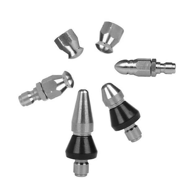 3/8 Högtryckstvätt Avloppsrengöring Rör Jetter Roterande Munstycke 1/4''