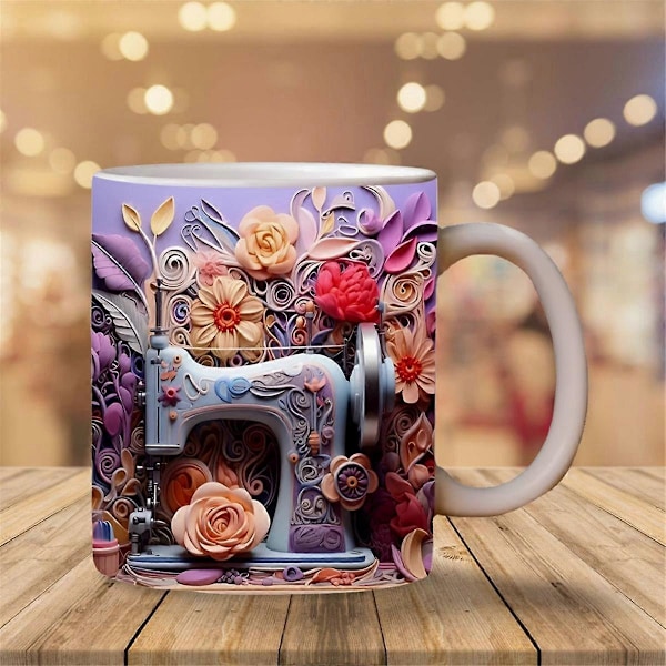 Ny 3D Syning Malet Kop 3D Rum Kop Hjem Dekoration Kopper Kaffe Kopper Værelse Dekoration og Display C