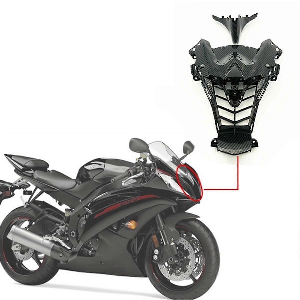 Motorsykkel Midtre Fremre Øvre Nesekåpe Passer for YZF-R6 YZFR6 YZF R6 2008-2016