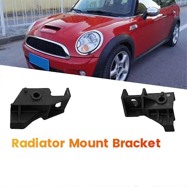 1 Pari Auton Jäähdyttimen Kiinnityskannatin 17112751341 17112751342 malleihin R55 R56 R57 R58 R59 R60 R61 Vesisäiliön Pidike