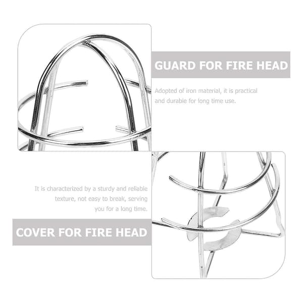 Brannsprinklerhodebeskytter Brannhodebur for å beskytte flush-montert/sidevegg gips pendent hode innfelt 4 stk