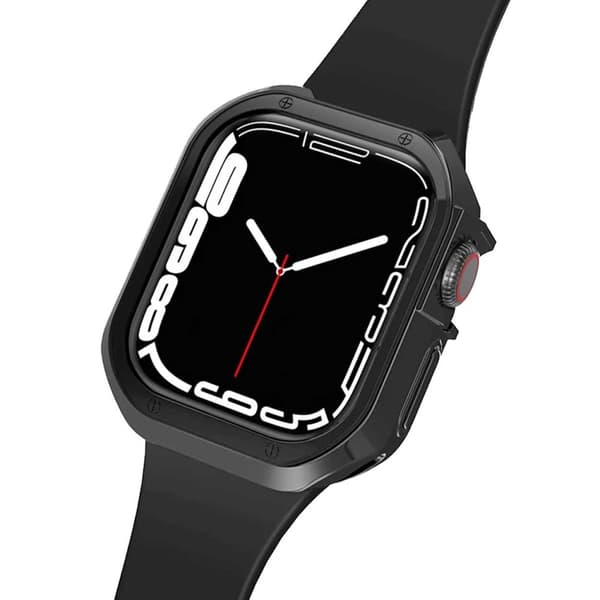 Apple Watch 42/44/45mm TPU Skal Case Bumper Sort