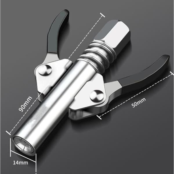 Fettpumpmunstycke Snabbkoppling Gripande Pistol Koniska Smörjnipplar Fettsprutor